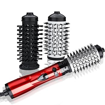 【中古】【未当て嵌める】Kisigim 3-インチ-1の向かっ腹のスタイラーおよび回転させるドライヤーはかわき切るした毛の利得に毛をまっすぐにする 1つの向かっ腹のスタイラーおよび回転させるドライヤー否