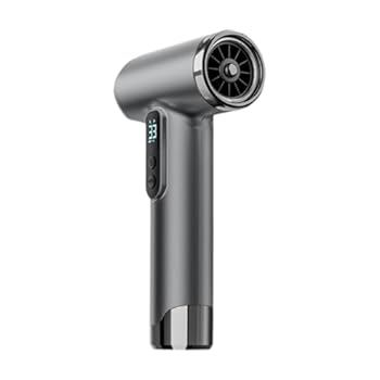 【中古】Ａｌｍｅｎｃｌａ 弾丸道路髪の毛ドライヤー、ミニエアブロワー、カーリーヘアサロン旅する用携帯型多役立つことブロードライヤーヘアツール, 薄墨色