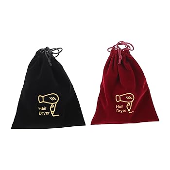 【中古】【未使用】ASAKKURA 2 Pcsポータブルヘアドライヤーバッグドローストリングカバートラベルドローストリングコンテナ