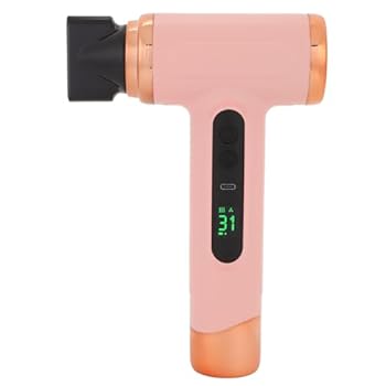 【中古】コードレスポータブルヘアドライヤーUSB申し受ける式15000MAHホットコールドウィンド200W学習者寮 (roseate)