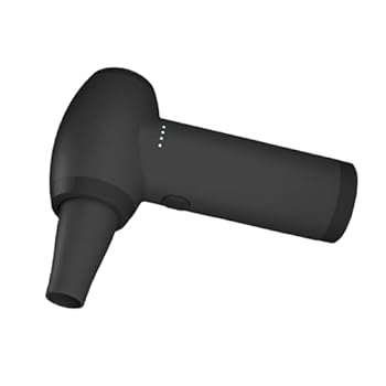 【中古】【未使用】小さなヘアドライヤーとダストクリーナーダストクリーニングツール電気ダスターab