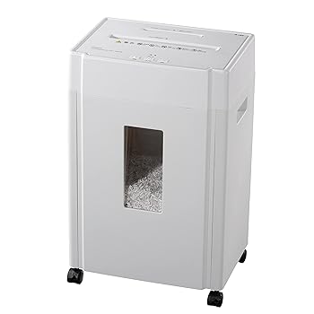 【中古】【未使用】オーム電機 静音マイクロマルチシュレッダー ホワイト SHR-RT8 00-5121 OHM 約幅350×奥行255×高さ540mm