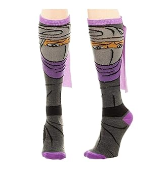 【中古】【未使用】Nickelodeon ティーンエイジ・ミュータント・ニンジャ・タートルズ シュレッダー ニーハイ ケープソックス｜AJIMURA-SHOP