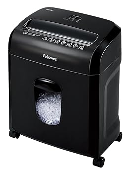 【中古】【未使用】フェローズ シュレッダー 家庭用 電動 7枚細断 マイクロカット 連続使用時間が長い30分 16MC 4704101 ブラック