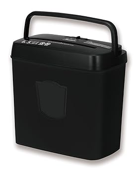 【中古】アスカ クロスカットシュレッダー S37 最大限度6枚 年代順の継続2分 手持ち部分付き添い人 ステープラー可 黒いこと