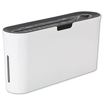 【中古】アスミックス(Asmix) アスカ シュレッダー クロスカット B08W ホワイト 10分 A4 最大3枚 卓上 コンパクト スリム