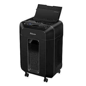 【中古】フェローズ シュレッダー オートフィード まとめて90枚 紙詰まり徹底対策 ミニカット ホチキス・クリップ対応 90M 4621801 ブラック