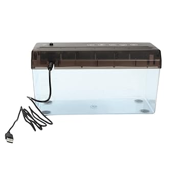 【中古】Thinaokii USB電気のデュアルパーパスシュレッダー デスクトップのミニファイナンシャルビルA4シュレッダー ホームオフィス用ペーパーカッター｜AJIMURA-SHOP
