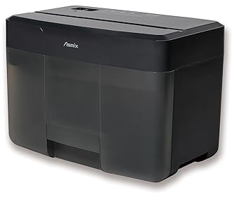 【中古】アスカ シュレッダー マイクロカット S11MBK 卓上 コンパクト 連続5分 大容量6L ブラック