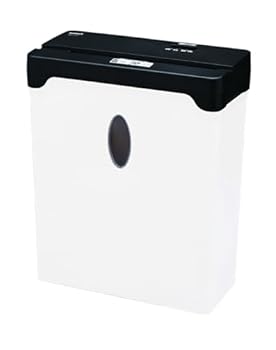 【中古】【未使用】ナカバヤシ シュレッダー 家庭用 電動 クロスカット ホワイト Z2766