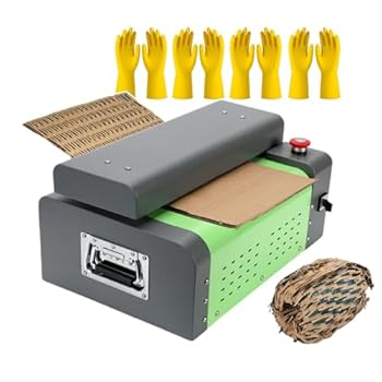 【中古】取りさげる段ボールシュレッダー、段ボール箱切りはなすシュレッダー + グローブ 4 個、325粍、200W、段ボール荷拵え用