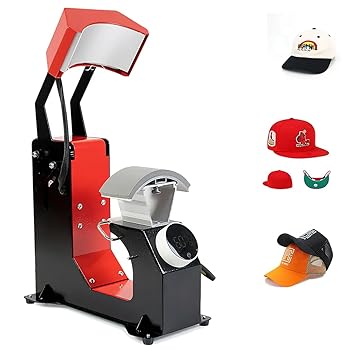 【中古】【未使用】帽子昇華印刷機キャップヒートプレス機キャップヒーター、デジタルLCDタイマーと温度制御付き、時間範囲1-999秒、ピークキャップ、ベースボール