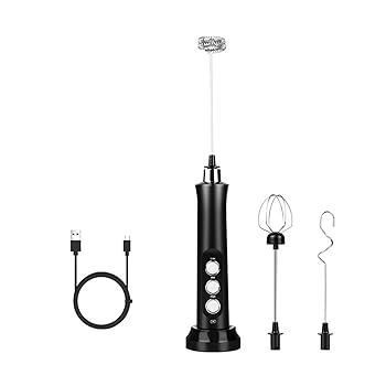 【中古】【未当て嵌める】LESANGBAIHUODIAN ABS 電動珈琲市乳泡立て器無線電話取り替えっこ用蓄電池駆動動力自然調整能力のあるなハンドヘルド 1200mAh 身寄り用キッチンスターラーホ