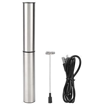 【中古】【未使用】USB 充電式電動ミルク泡立て器エッグビーターミルクコーヒー紅茶かき混ぜバー自動ミルク泡立て器ミキサー泡立て器泡メーカー食品ブレンダーツー｜AJIMURA-SHOP