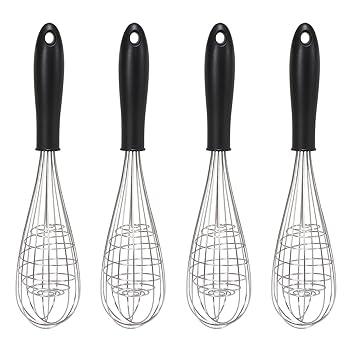【中古】【未使用】ステンレ 泡立て器 4点セット 31cm ハンドミキサー 泡だて器 キッチンツール 攪拌 泡立ち 泡立て 味噌汁を作り 業務用