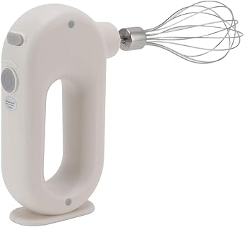 【中古】ハンドミキサー、ハンドヘルドミルク泡立て器3スピード20W家庭用キッチン調理用(緑) (White)