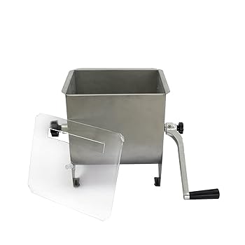 【中古】COOKLEE 羶肉ミキサー 手動 10L静電容量 チルトタンク ミキサー お役目用 身寄り用