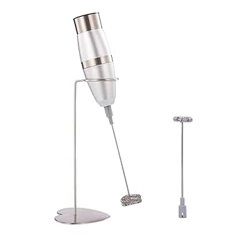 【中古】【未使用】泡立て器打蛋器泡立て機ミルクフォーマー ミルク泡立て器 ハンドヘルドミルク泡立て器電気ミルク泡立て器バッテリー駆動コーヒー用ミルク泡立て
