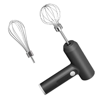 【中古】【未使用】ハンドミキサー 電動泡立て器 ホイッパー 電動マドラー ミルクフローサー コンパクトで持ち運びしやすく 持ちやすい 攪拌ホイッパー ハンドヘル