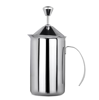 【中古】泡立て器打蛋器泡立て機ミルクフォーマー ミルク泡立て器 手動ミルク泡立て器ステンレス鋼ハンドポンプミルクフォーマーミルク泡立てコーヒーフ