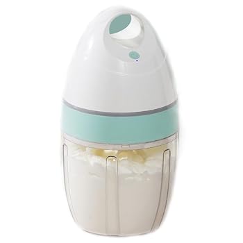 【中古】ハンドミキサー 泡立て器 ワンタッチ 操作簡単 USB充電式 泡立て 電動ホイッパー 電動ミキサー 4枚ブレード 大容量900ML 軽量 飛び散り防止 混ぜ