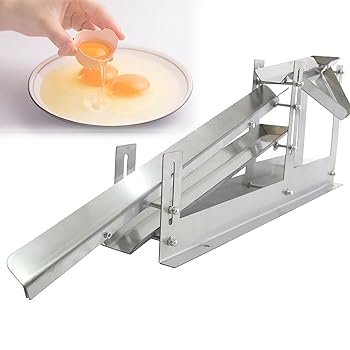 【中古】【未当て嵌める】御役目用鶏黄身たんぱく質懸け隔てる器、304ステンレス鋼鋼懸け隔てる卵機、合わせる能力のあるな高さと懸け隔てる透き間、500-800個/第四次元の最終生産物