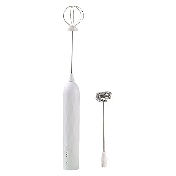 【中古】【未使用】ミルクフォーマー泡立て器、電動ミルク泡立て器, コーヒー用電動泡立て器, 家庭用充電式ミルク泡立て器、コーヒー、ミルク用ハンドヘルド電動泡