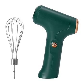 【中古】【未使用】ポータブルハンドミキサー電動泡立て器卵ビーターコードレスケーキ離乳食用, ジーン1ロッド, 10x15.5cm