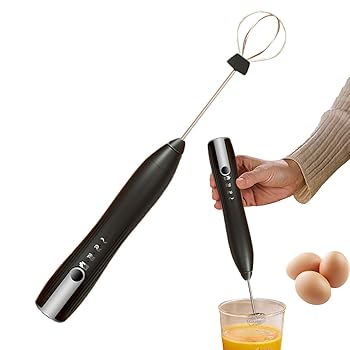 【中古】【未使用】電動ドリンクミキサー、ミルク泡立て器ハンドヘルド泡立て器 - 電動泡立て器コーヒー泡立て器ミキサー | ホットチョコレート、ラテ、フラッペ、