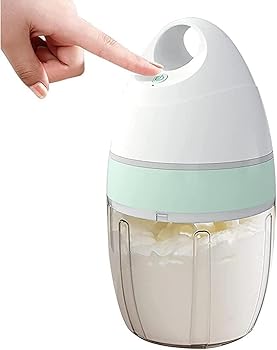 【中古】ハンドミキサー 泡立て器 ワンタッチ 操作簡単 USB充電式 泡立て 電動ホイッパー 電動ミキサー 大容量 軽量 飛び散り防止 混ぜる お手入れ簡単