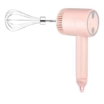 【中古】【未使用】自動ハンドミキサー20WUSB充電式コンパクト軽量泡立て器メーカーエッグビータードリンクミキサーフードコーヒー抹茶ベーキングクッキング用 (ピ