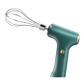 【中古】【未使用】ポータブル電動ハンドミキサークイック準備ハンド卵ミキサー電気コードレス 3 スピードオプション泡立て器付き