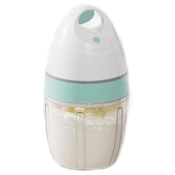 【中古】Brfveob ハンドミキサー 泡立て器 ワンタッチ 操作簡単 USB充電式 泡立て 電動ホイッパー 電動ミキサー 4枚ブレード 大容量900ML 軽量 飛び散り