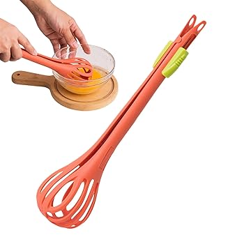 【中古】Cxiskyu ハンドミキサー泡立て器、簡単泡立て器ハンドミキサー - 2 in 1 簡単泡立て器キッチントングエッグミキサー - 多機能キッチンツール フ