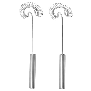 【中古】【未使用】OFFSCH 2個 キッチン用品 卵黄ミキサー 卵ボイラー ハンドミキサー パン 揚げる メーカー 炊飯器 クランク ミルクピッチャー スムージー用ブレン