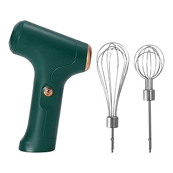 【中古】【未使用】Generic 電動ハンドミキサー、USB充電式ハンドブレンダー、ポータブル電動泡立て器ミニハンドヘルドミキサー、卵ビーター、ケーキ用, グリーン2