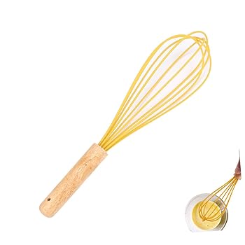 【中古】【未使用】DECHOUS 3個 泡立て器 ミキサー 卵黄 エッグスピナー エッグスクランブラー ミニハンドブレンダー 卵ひねり機 ベーキングツール 木製