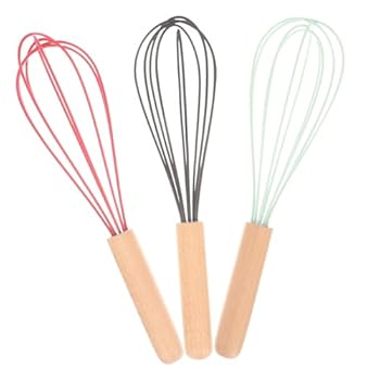 【中古】【未使用】3個 ハンドエッグビーター ハンドミキサー電動 エッグミキサー portable blender portable mixer シリコーン卵泡立て器 手動卵泡立て器 ブナ