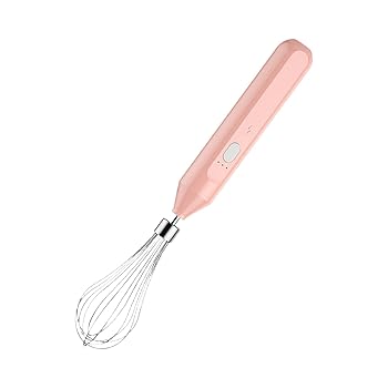 【中古】【未使用】電動ハンドヘルドミキサー、ハンドヘルドエッグビーター - 電気3速エッグミキサー - ビルトイン800mAh大容量バッテリー、ホットチョコレート用の