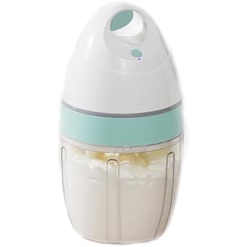 【中古】ハンドミキサー 泡立て器 ワンタッチ 操作簡単 USB充電式 泡立て 電動ホイッパー 電動ミキサー 4枚ブレード 大容量900ML 軽量 飛び散り防止 混ぜ