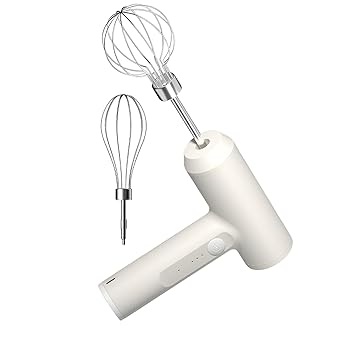 【中古】【未使用】ハンドミキサー 電動泡立て器 ハンドブレンダー 電気ハンドミキサー 軽量 USB充電 3速調整可能 お手入れ簡単 取り外し可能 簡単操作 台所用品 ケ