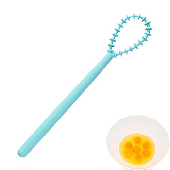 【中古】手動ハンドミキサー、手動卵泡立て器,人間工学に基づいたキッチンエッグビーター | 家庭用多目的エッグミキサー、クリーム、蜂蜜、ソース用ポー