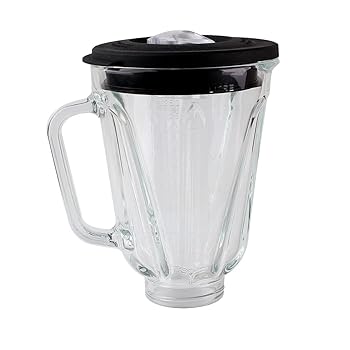 【中古】Veterger 交換用部品 蓋付きガラスジャー Hamilton Beach Blenders対応 (5カップ)|AJIMURA-SHOP