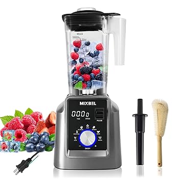 【中古】MIXBEL ミキサー 大容量 業務用ミキサー 業務用ブレンダー 2Lタイマー機能付き 2200W ジューサーミキサー 48000RPM高速回転 多機能 洗える ワン