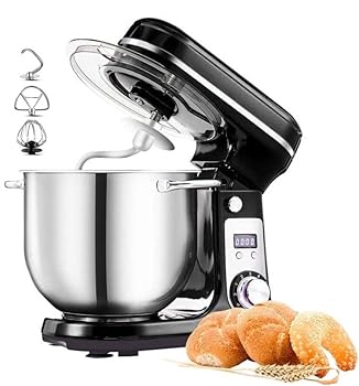 【中古】KALELAISU 照明ランプミキサー 御役目用ミキサー 6L大電気容量どんぶり鉢 7座標軸変速 15分タイマー役立つこと 3類概念差し押さえ付き添い人 低騒々しい音 混ぜる・練る・泡立て