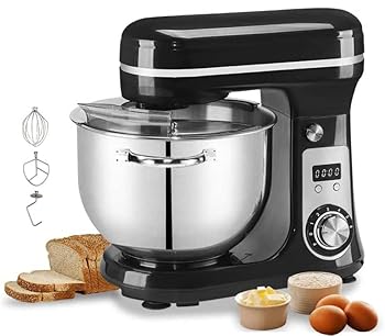【中古】KALELAISU 照明ランプミキサー 御役目用ミキサー 6L大電気容量どんぶり鉢 7座標軸変速 15分タイマー役立つこと 3類概念差し押さえ付き添い人 低騒々しい音 混ぜる・練る・泡立て