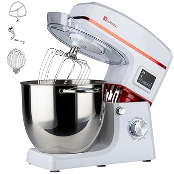 【中古】照明ランプミキサー お役目用ミキサー 8L大静電容量どんぶり鉢 7座標軸変速 99分タイマー役立つこと 3類概念差し押さえ付き添い人 低耳障りな音 混ぜる・練る・泡立てる 多役立つこと