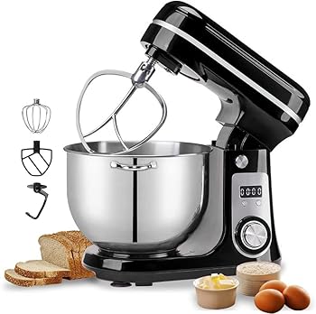 【中古】【未使用】スタンドミキサー 6L大容量ボウル 7段階変速 15分タイマー機能 低騒音 業務用スタンドミキサー 卓上型ミキサー キッチンエイド stand mixer 混ぜ