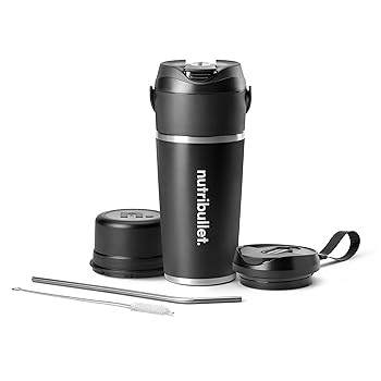 【中古】nutribullet Flip Portable Blender with Insulated Cup, Black, NBPB50350AK