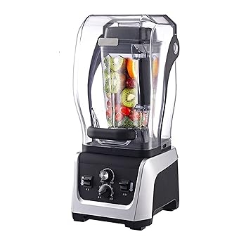 【中古】RAAKIMO ミキサー 4.5L大容量 ブレンダー 遮音カバー付き 低騒音 一台多役 ジューサー スムージー 氷 野菜 果物 粉砕機 フードプロセッサー 多機｜AJIMURA-SHOP